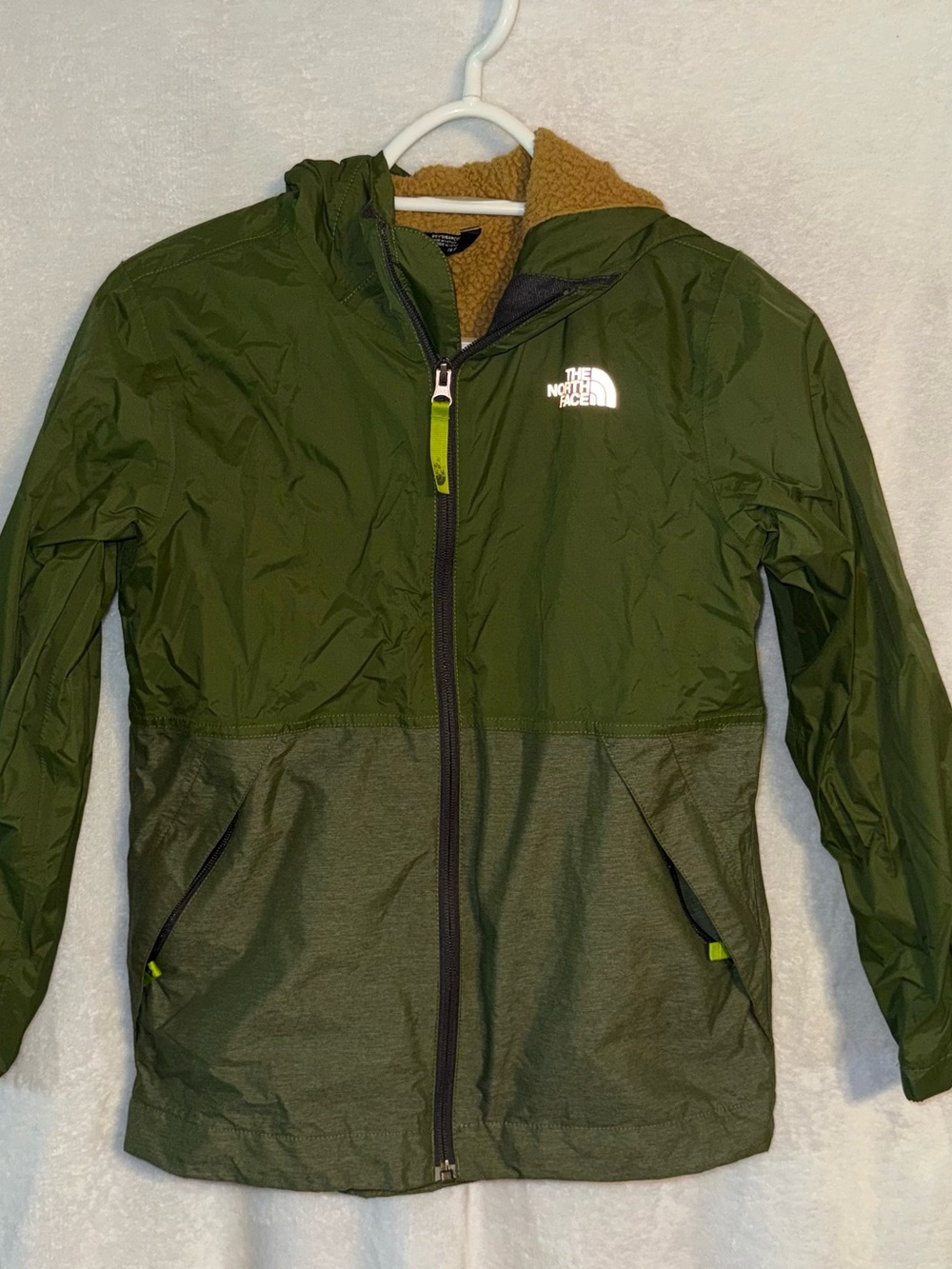 The North Face Kids Size Medium Olive Green Jacket